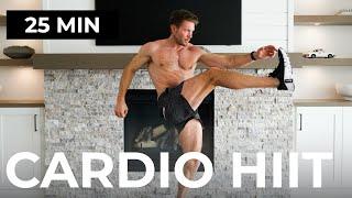 25 Min CARDIO HIIT | Burn 400 Calories  [No Equipment, No Repeats]