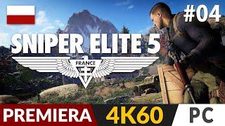 Sniper Elite 5 PL  #4 - odc.4  Misja 2: Głośno i po cichu z żyrandolem | Gameplay po polsku 4K