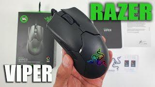 Razer Viper Gaming Mouse Unboxing And Setup