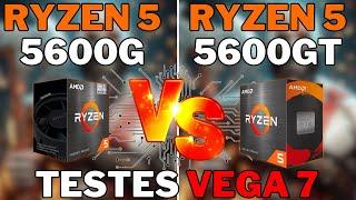 "Batalha dos Ryzen 5 5600G vs 5600GT - Qual é o Melhor para Jogos?" VEGA 7