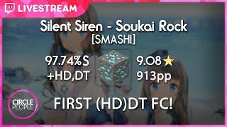 osu! | mrekk | Silent Siren - Soukai Rock [SMASH!] +HD,DT 97.74% FC | 913pp #1 | FIRST DT FC!