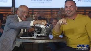 Drew Pearson Live on ABC w/ 2X Super Bowl Champ #75 Tony Casillas