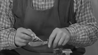 Изготовление ножа  Центральная Европа, Сарентино, Южный Тироль, Италия. (1970г.)  без звука.
