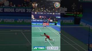 PV sindhu's insane Overhead drop against the Indonesian #badminton #pvsindhu #shorts