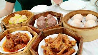 Must-order delicacies in Guangzhou teahouses: barbecued pork buns, chicken feet, shrimp dumplings