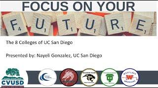 The 8 Colleges of UC San Diego