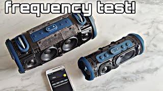 JBL CHARGE 5 VS JBL XTREME 3 FREQUENCY TEST 1HZ-100HZ! "DOES SIZE MATTERS?"