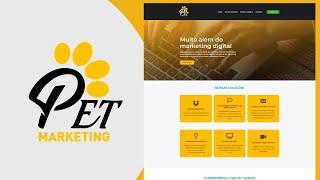 Criação de Site para Empresa PetMarketing - Marcos Bertoleti