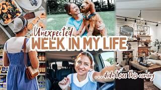 A WEEK IN MY LIFE | so many updates, nursing friendly dresses, a tragedy + a new puppy?