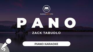 Pano - Zack Tabudlo (Female Key - Piano Karaoke)