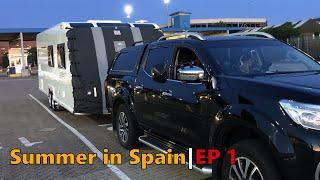 Summer Caravan Holiday to Spain | EP1 | The Journey