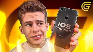 ГРАНД МОБАЙЛ НА 7 АЙФОНЕ! СГОРИТ? - GRAND MOBILE iOS