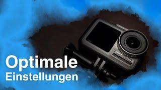 DJI OSMO Action - Optimale Einstellungen | Tutorial deutsch