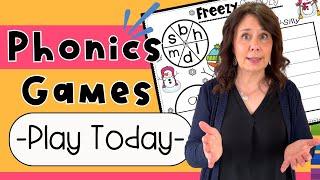 Fun Phonics Game - Freezey Smeezy – Real or Silly Word Game - K-1 Classroom - Homeschool Ages 5-7