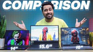 14 inch Laptop vs 15.6 inch Laptop vs 16 inch Laptop in 2024  Which Laptop Size Should You Choose ?