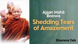 Shedding Tears In Amazement | Dhamma Talk Ajahn Maha Boowa
