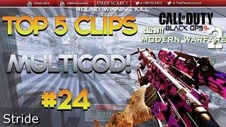 Obey Scarce: Top 5 Clips of the Week! #24 (Special SOON!) MW2, BO2, MW3, & COD Ghosts Trickshots!