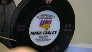 Mark Farley reflects on longtime UNI career at annual banquet