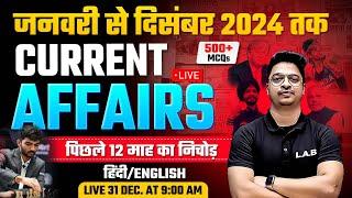 Last 12 Months Current Affairs 2024 | January to December Current Affairs 2024 | SSC LAB