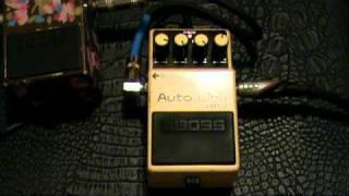 Boss AW-2 Auto Wah with overdrive.