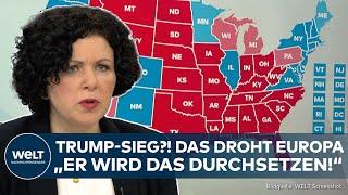 US-WAHL 2024: Trump auf Kurs zum Wahlsieg! Das droht nun der Wirtschaft und Politik von Europa