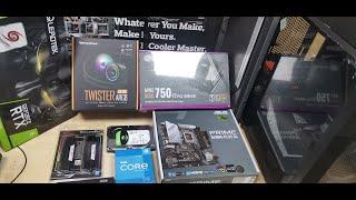 intel 12th Gen Core i5 12600K Gaming PC Build with ASus PRIME Z690M PLUS D4 Tech Land