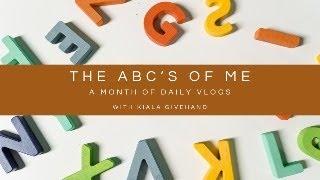 Vlogging in April - The ABCs of Me - Watercolor, Washi Tape, Wraparound Journal & Writing