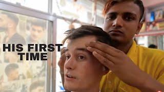 This Nepali Barber CRACKED my Whole Body!