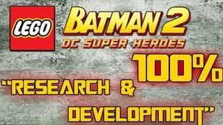 LEGO Batman 2 : DC Superheroes - 100% Walkthrough - Chapter 9 -  Research & Development