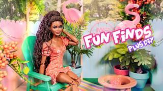 Michaels Fun Finds And DIY Doll Colorful Backyard That Is Easy To Store