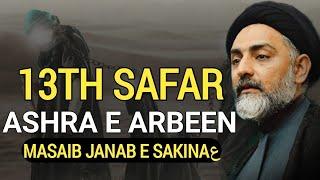 13Th Safar || Masaib Janab E Sakina(as)  | Masiab | Maulana Nusrat Abbas Bukhari |#muharram