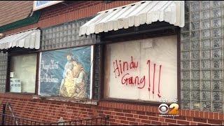 South Ozone Park, Queens Alarmed By Offensive Graffiti Referencing Hindus