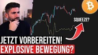 Bitcoin: Massiver SQUEEZE in WENIGEN STUNDEN? Darauf MUSST du dich vorbereiten! Krypto News