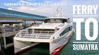 Seasick! Fast Ferry to Tanjung Balai // Sumatra Trip 2024 - Ep.03