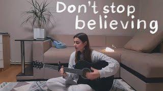 [Я вернулась..?] Кавер ковёр cover- Don't stop believing (Journey)