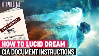 How to Lucid Dream