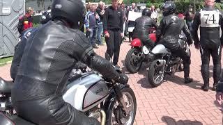 Sounds !! Moto Guzzi 500cc + Norton + BSA , Schagen ,The Netherlands , Holland