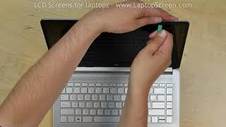 How to replace LCD Screen on HP 14 FQ0038CA. Step-by-step instructions