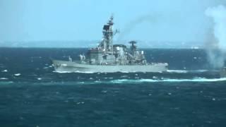 Fleet review 観艦式・祝砲20121008