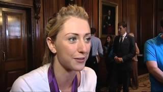 London 2012: Laura Trott talks about her relationship with Jason Kenny