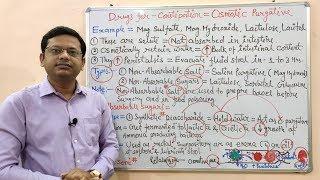 Constipation (Part 6)= Mechanism of Action of Osmotic Purgative | Purgative | Constipation Treatment