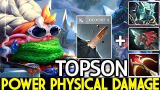 TOPSON [Snapfire] Crazy Power Physical Damage Just Right Click Dota 2