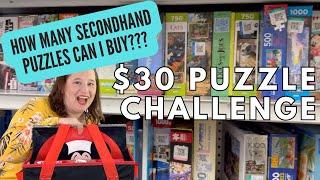 $30 Puzzle Challenge! | Thrift With Me | Budget-Friendly Puzzle Haul