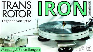 FEINSINNIGES EISENSCHWEIN | Der Transrotor IRON wird gewartet.| #hifiaudio #transrotor