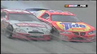 2003 Darlington Rickey Craven and Kurt Bush wild finish