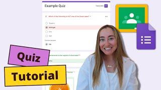 Google Forms Quiz Tutorial | How to Create a QUIZ Assignment in GOOGLE CLASSROOM