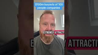 $100m buyouts of 100 people companies #Marketing #storytelling #confidencedose #marketing #sales