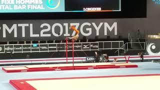 Epke Zonderland (NED) Catches Bar with One Hand!