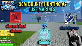 Rumble Awakening + CDK+ God Human Combo (Blox Fruits Bounty Hunting) #2