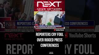 Reporters Cry Foul Over Rigged Press Conferences #shorts